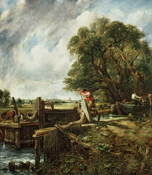 Canvastavla The Lock, 1824