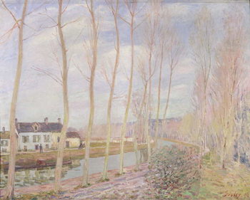 Canvastavla The Loing Canal, 1892