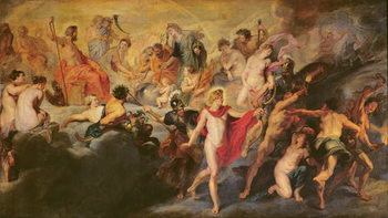 Canvastavla The Medici Cycle: Council of the Gods for the Spanish Marriage