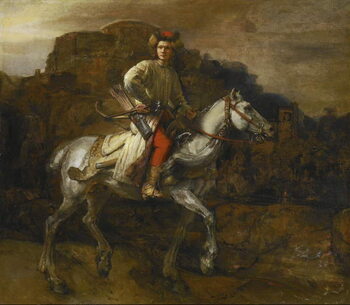 Canvastavla The Polish Rider, c.1655