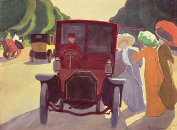 Canvastavla The Road with Acacias, 1908