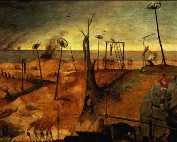 Canvastavla The Triumph of Death, c.1562 (oil on panel)