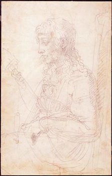 Canvastavla W.40 Sketch of a female figure