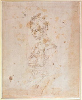Canvastavla W.41 Sketch of a woman
