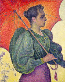 Canvastavla Woman with a Parasol, 1893