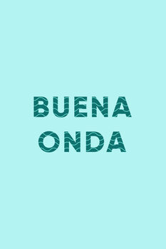 Canvastavla Buena onda