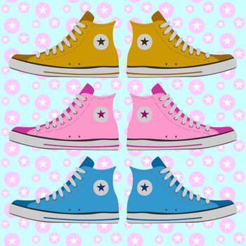 Canvastavla Converse Delight