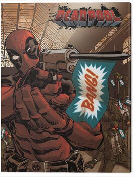 Canvastavla Deadpool - Bang