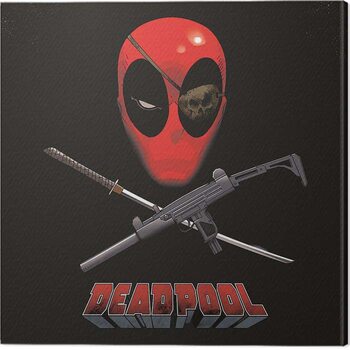 Canvastavla Deadpool - Eye Patch