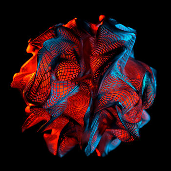 Canvastavla Dramatic Deformed Mesh Structure, c.2015-2025