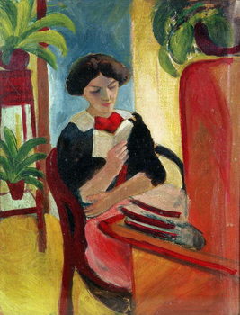 Canvastavla Elizabeth Reading