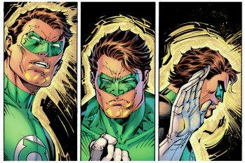 Canvastavla Green Lantern Comics