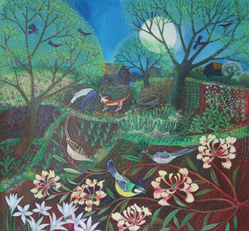 Canvastavla Honeysuckle, 2016