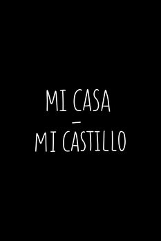Canvastavla Mi casa