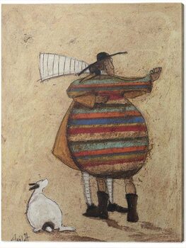 Canvastavla Sam Toft - Dancing Cheek to Cheeky