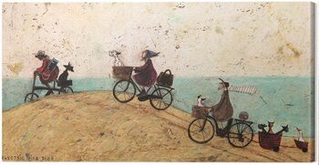 Canvastavla Sam Toft - Electric Bike Ride