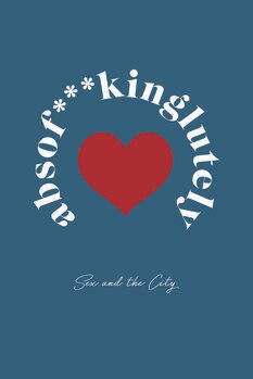 Canvastavla Sex and The City - Absof***kinglutely