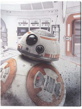 Canvastavla Star Wars The Last Jedi - BB - 8 Peek