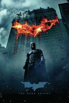 Canvastavla The Dark Knight Trilogy - On Fire