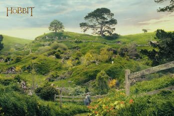 Canvastavla The Hobbit - Hobbiton