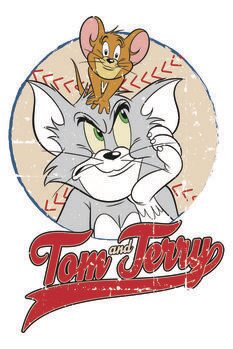 Canvastavla Tom & Jerry - Baseball