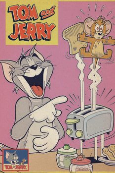 Canvastavla Tom & Jerry - Comics Cover