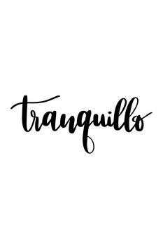 Canvastavla Tranquillo