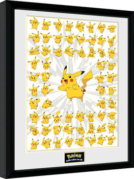 Pokemon - Pikachu gerahmte Poster
