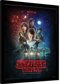 Stranger Things - One Sheet gerahmte Poster