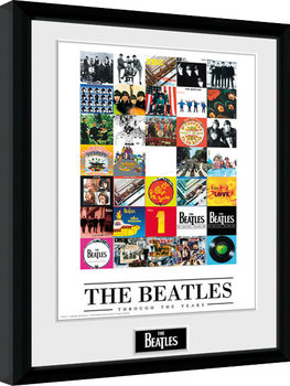 The Beatles - Through The Years gerahmte Poster