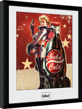 Gerahmte Poster Fallout 4 - Nuka Cola