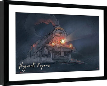 Gerahmte Poster Harry Potter - Hogwarts Express