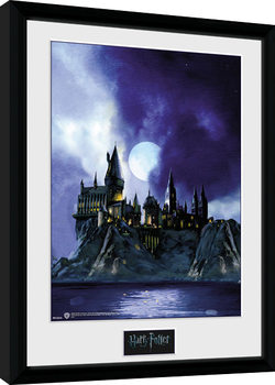 Gerahmte Poster Harry Potter - Hogwarts Painted