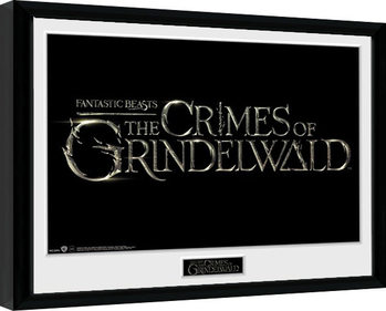 Gerahmte Poster Phantastische Tierwesen: Grindelwalds Verbrechen - Logo
