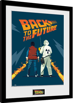 Gerahmte Poster Zurück in die Zukunft - Doc and Marty