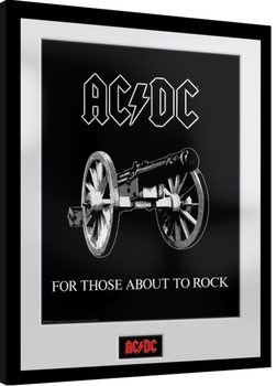 Indrammet plakat AC/DC - For Those About to Rock