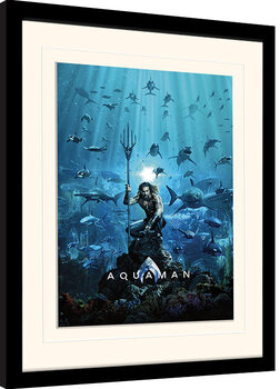 Indrammet plakat Aquaman - Teaser