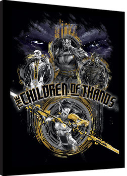 Indrammet plakat Avengers Infinity War - Children of Thanos Stencil