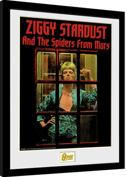 Indrammet plakat David Bowie - Ziggy Stardust