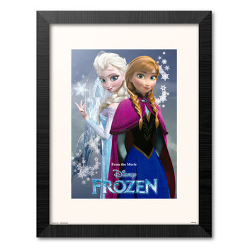 Indrammet plakat Disney - Frozen