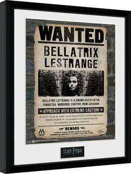 Indrammet plakat Harry Potter - Bellatrix