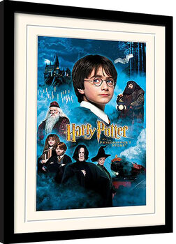 Indrammet plakat Harry Potter - Philosophers Stone