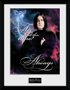 Indrammet plakat Harry Potter - Snape Always