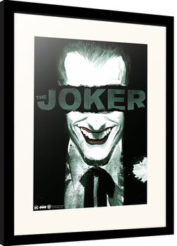 Indrammet plakat Joker - Smile