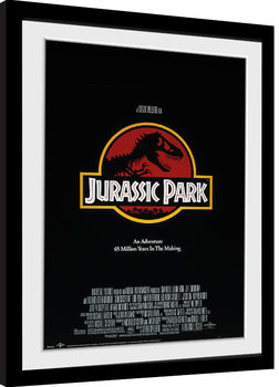 Indrammet plakat Jurassic Park - Key Art