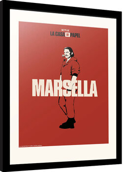 Indrammet plakat La Casa De Papel - Marsella