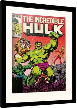 Indrammet plakat Marvel - Hulk