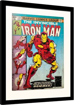 Indrammet plakat Marvel - Iron Man