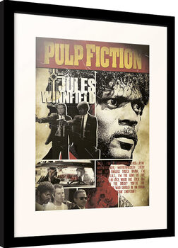 Indrammet plakat Pulp Fiction - Jules