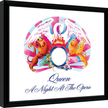 Indrammet plakat Queen - A Night At The Opera